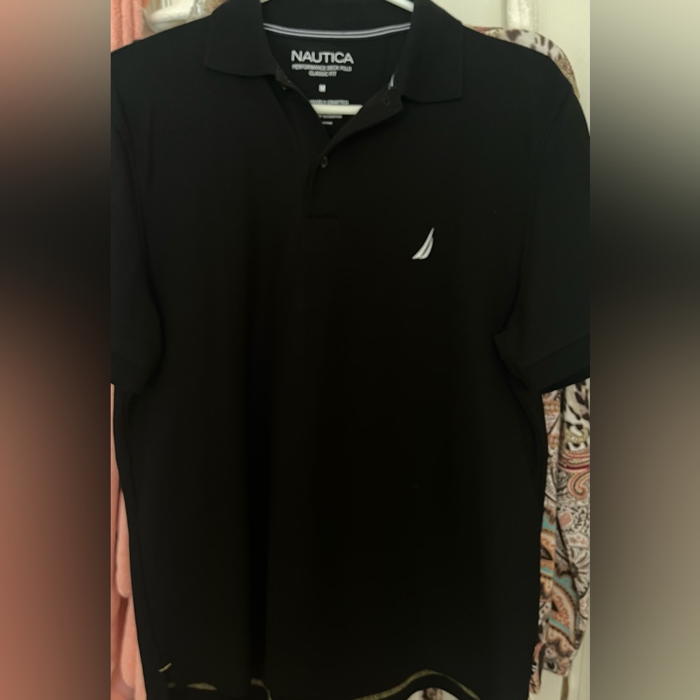 Nautica Black Polo Shirt